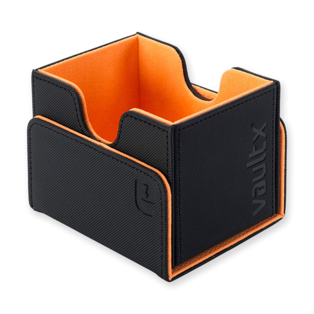 VaultX- Deckbox - Exo-Tec Sideloading 100+ - Black/Electric Orange