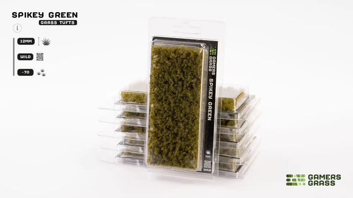 Gamers Grass - Grass Tufts - Spikey Green 12mm