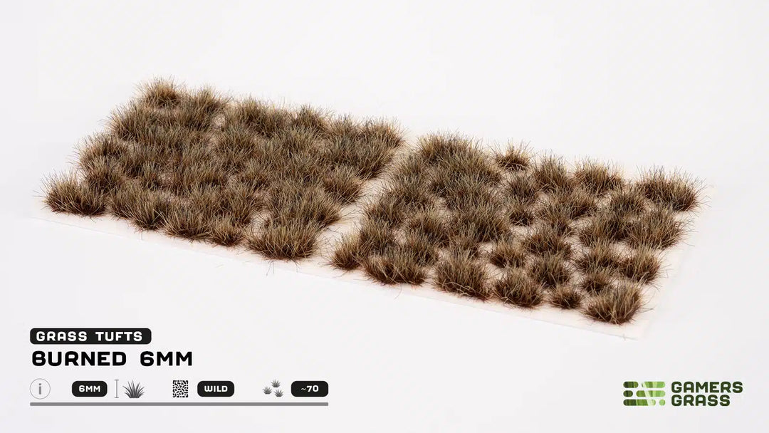 Gamers Grass - Grass Tufts - Burned Tufts 6mm