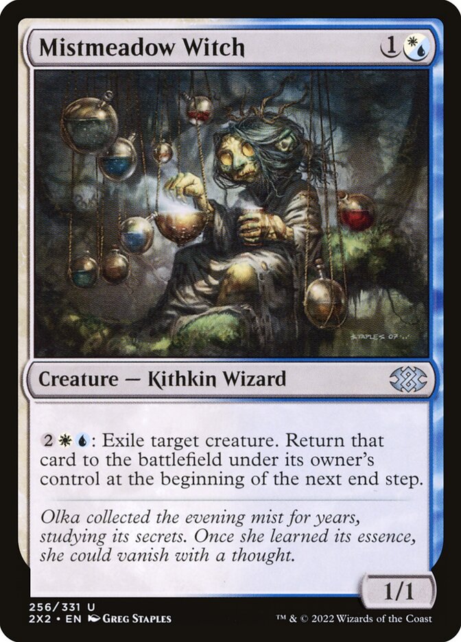 Mistmeadow Witch, Double masters 2022 Card Art