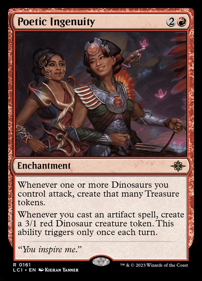 Poetic Ingenuity, The lost caverns of ixalan Card Art