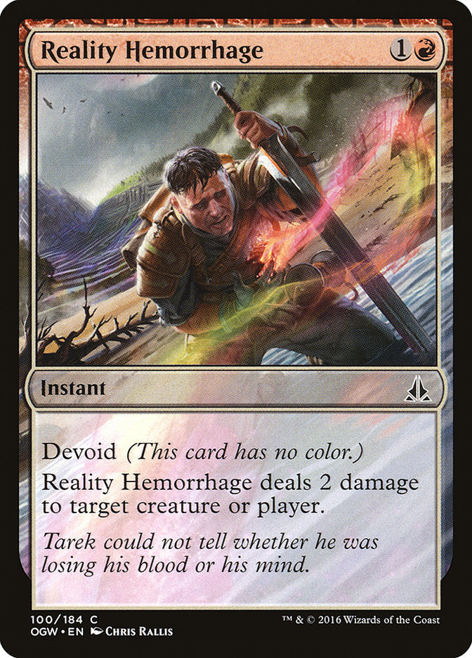 Reality Hemorrhage, Oath of the gatewatch Card Art