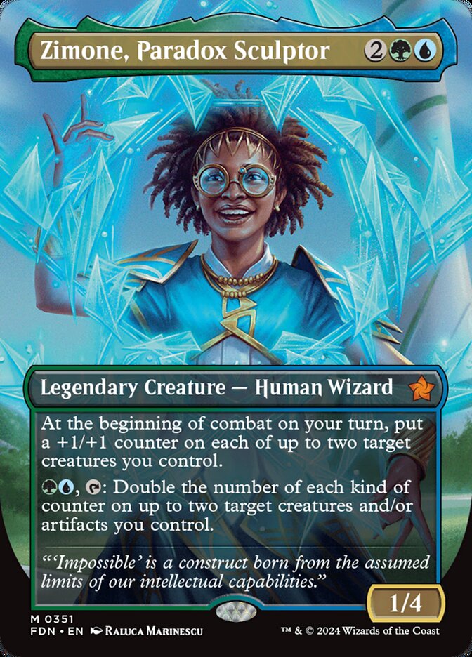 Zimone, Paradox Sculptor, Foundations Card Art