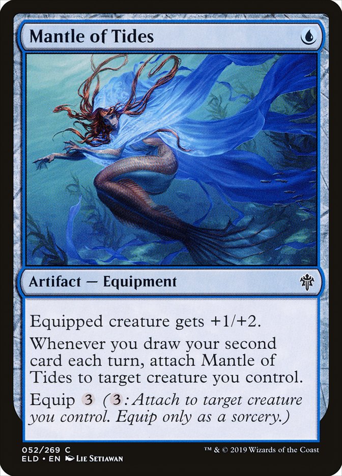 Mantle of Tides, Throne of eldraine Card Art