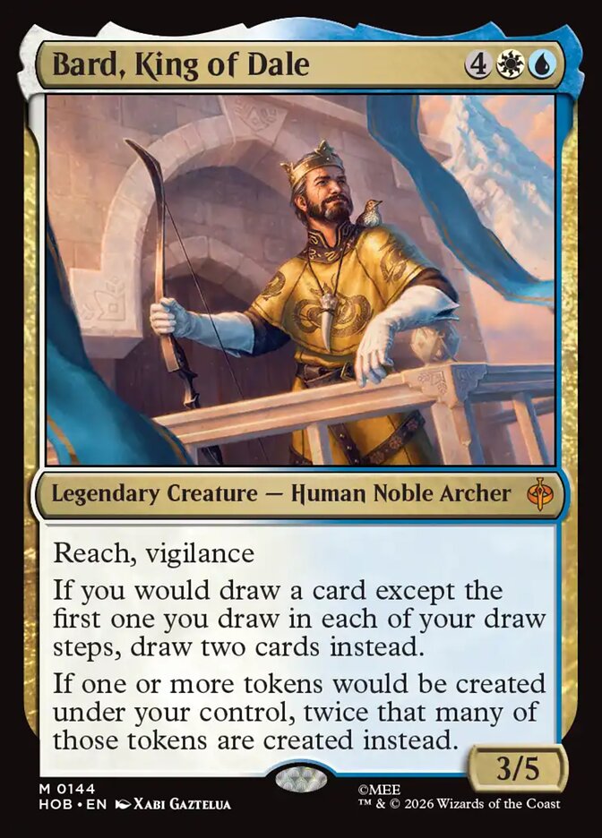 Bard, King of Dale, The Hobbit Card Art