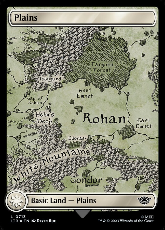 Plains, The Lord Of The Rings: Tales Of Middle-Earth Card Art