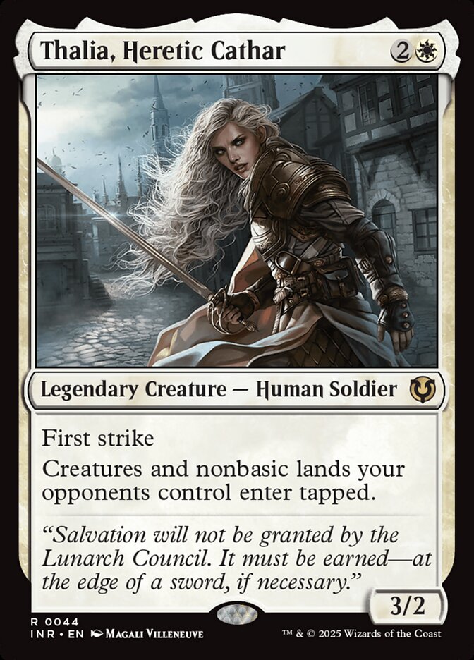 Thalia, Heretic Cathar, Innistrad Remastered Card Art
