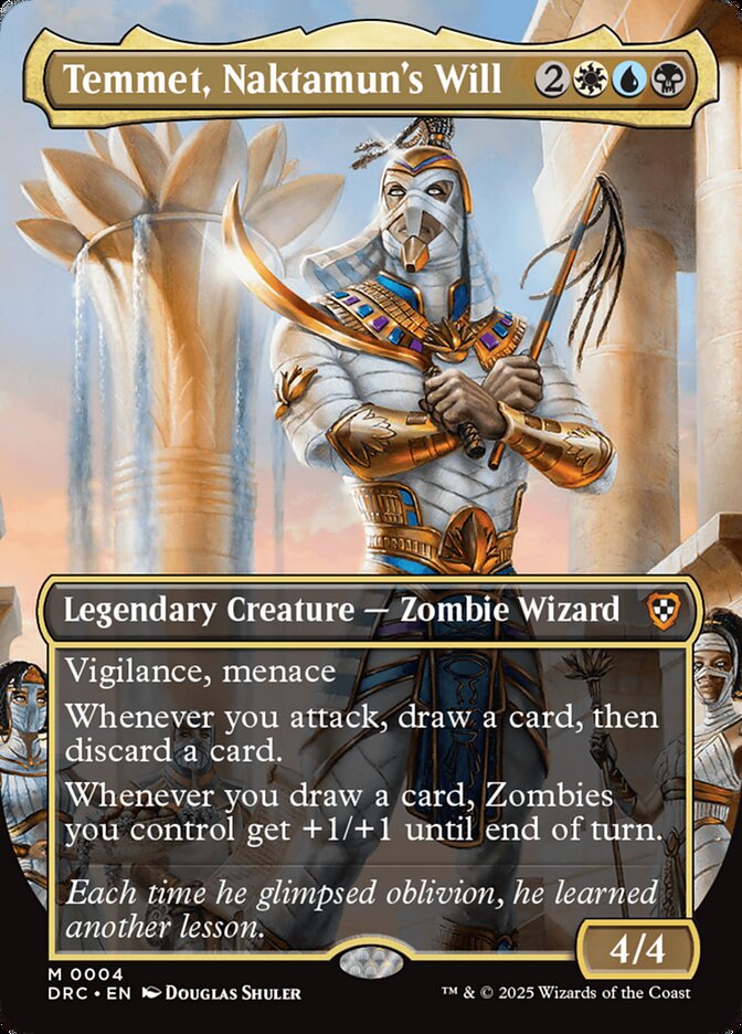 Temmet, Naktamun's Will, Aetherdrift commander Card Art