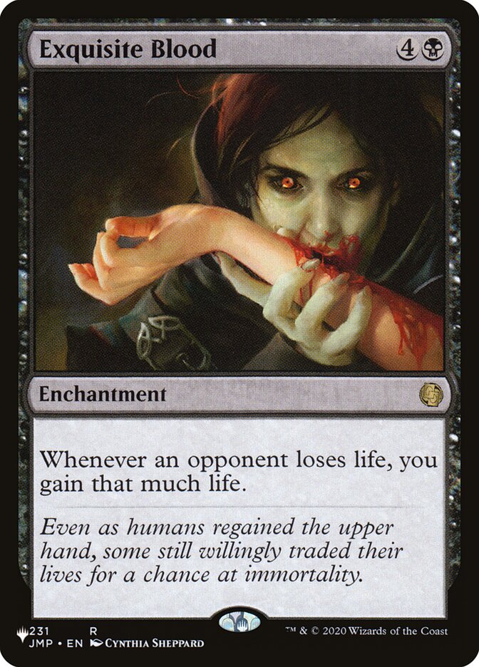 Exquisite Blood, The list Card Art