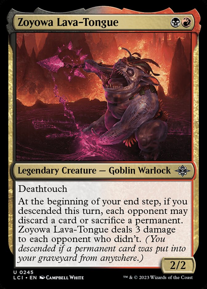 Zoyowa Lava-Tongue, The lost caverns of ixalan Card Art