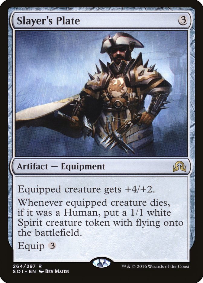 Slayer's Plate, Shadows over innistrad Card Art