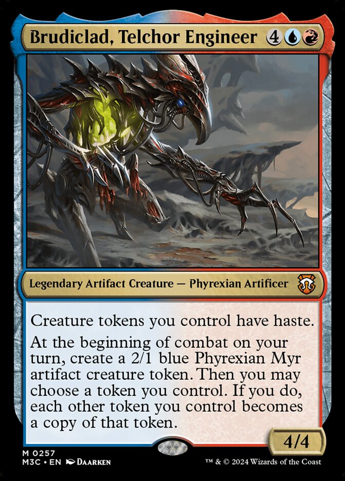 Brudiclad, Telchor Engineer, Modern horizons 3 commander Card Art