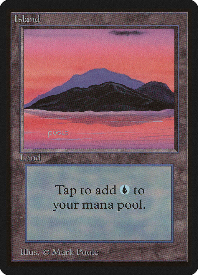Island, Limited Edition Beta Card Art
