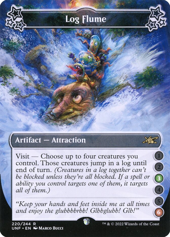 Log Flume, Unfinity Card Art