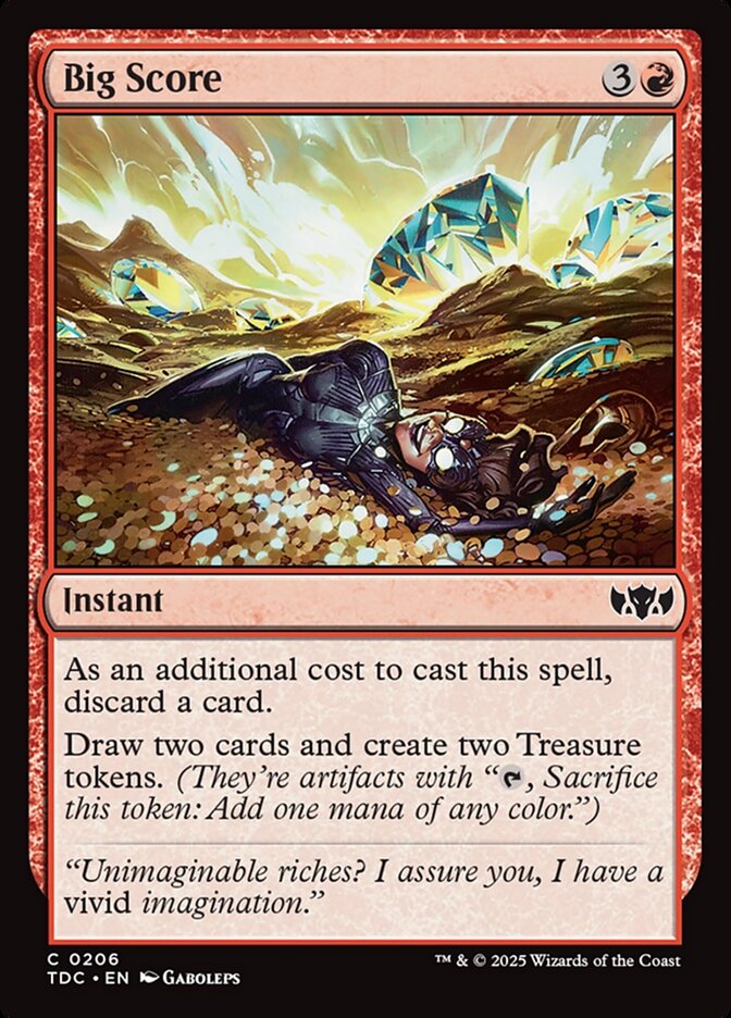 Big Score, Tarkir: Dragonstorm Commander Card Art