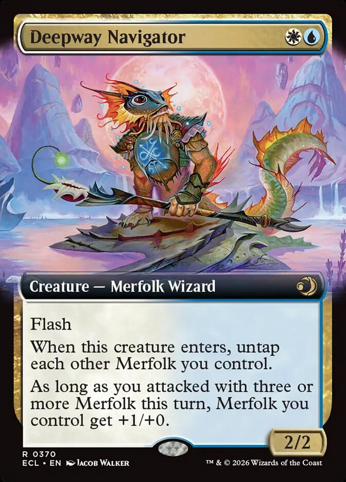 Deepway Navigator, Lorwyn Eclipsed Card Art