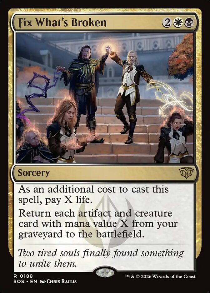 Fix What's Broken, Secrets Of Strixhaven Card Art