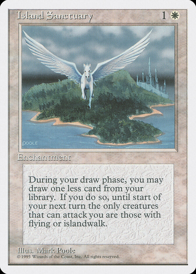 Island Sanctuary, Fourth Edition Card Art