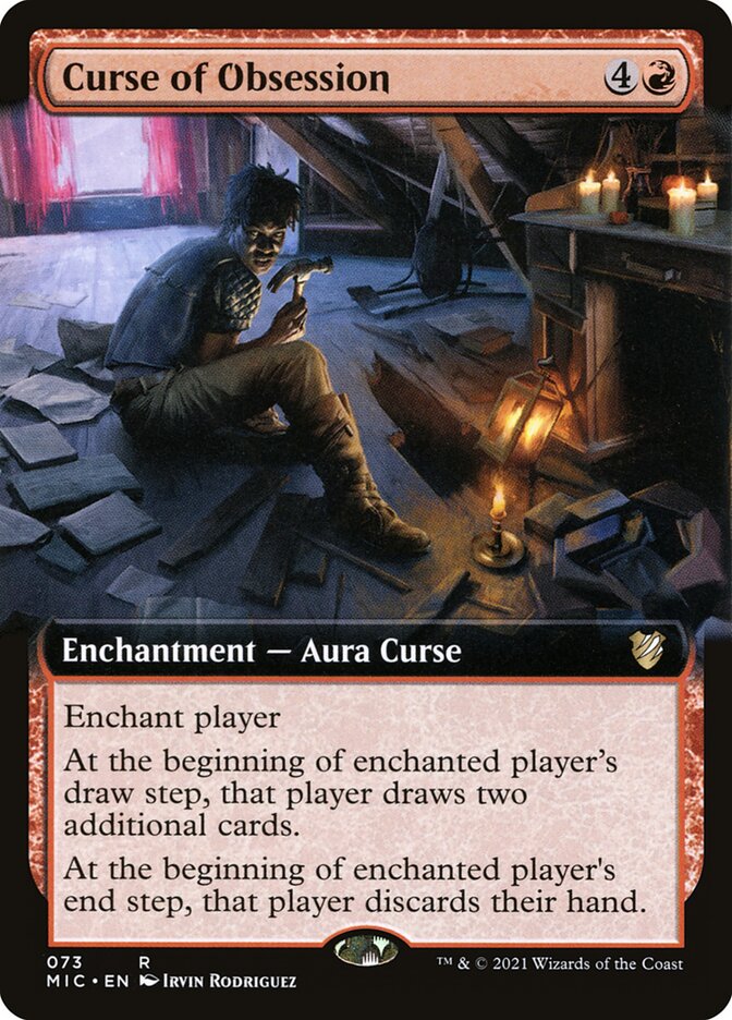 Curse of Obsession, Midnight Hunt Commander Card Art