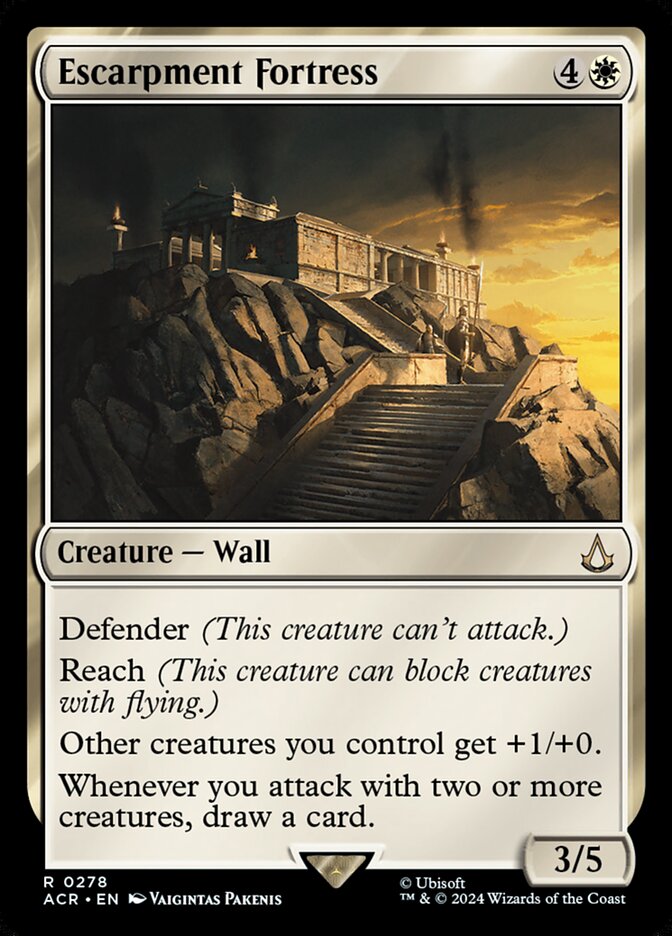 Escarpment Fortress, Assassin'S Creed Card Art