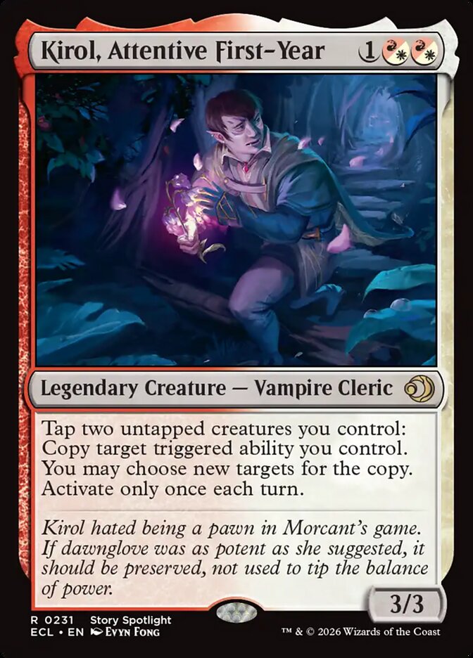 Kirol, Attentive First-Year, Lorwyn Eclipsed Card Art