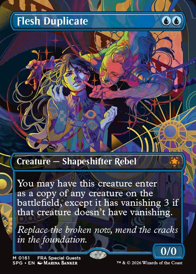 Flesh Duplicate, Special Guests Card Art