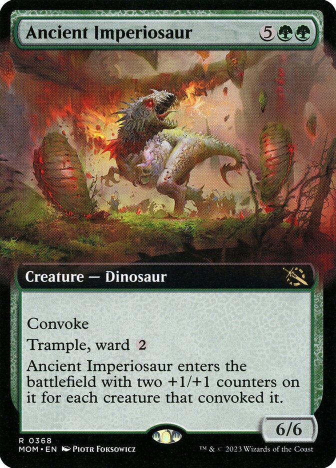 Ancient Imperiosaur, March of the machine Card Art
