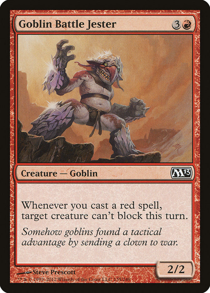 Goblin Battle Jester, Magic 2013 Card Art