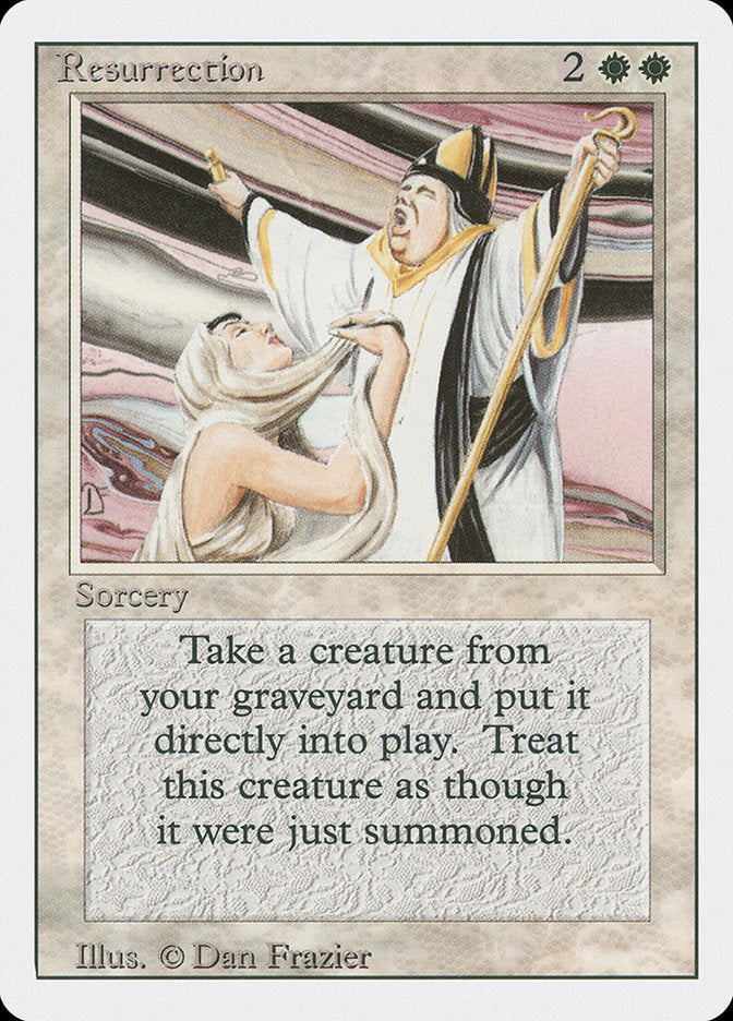 Resurrection, Revised Edition Card Art