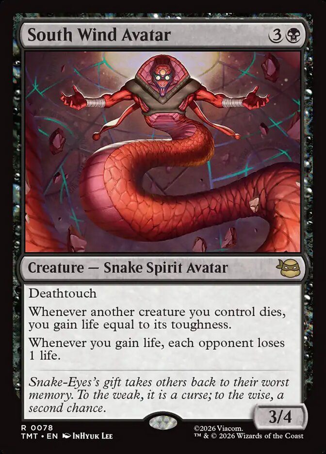 South Wind Avatar, Teenage Mutant Ninja Turtles Card Art