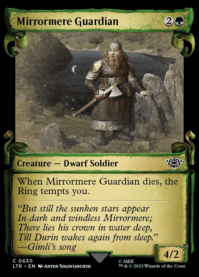 Mirrormere Guardian, The lord of the rings: tales of middle-earth Card Art