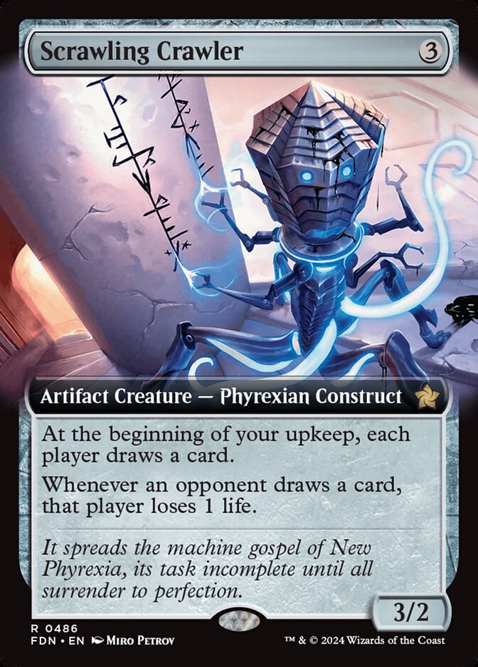 Scrawling Crawler, Foundations Card Art