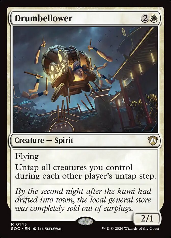 Drumbellower, Secrets Of Strixhaven Commander Card Art