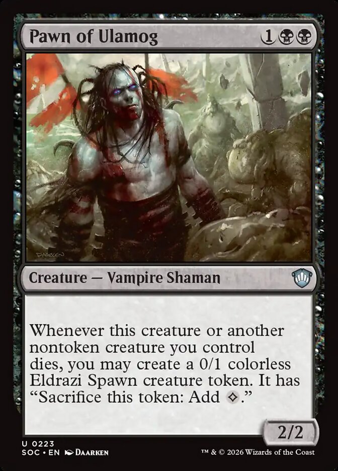 Pawn of Ulamog, Secrets Of Strixhaven Commander Card Art