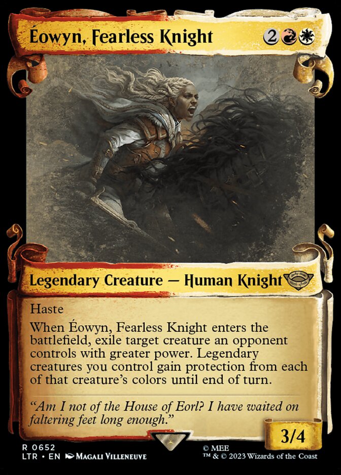 Éowyn, Fearless Knight, The Lord Of The Rings: Tales Of Middle-Earth Card Art