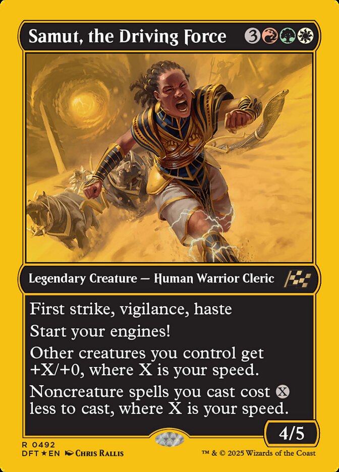 Samut, the Driving Force - Firstplace Foil