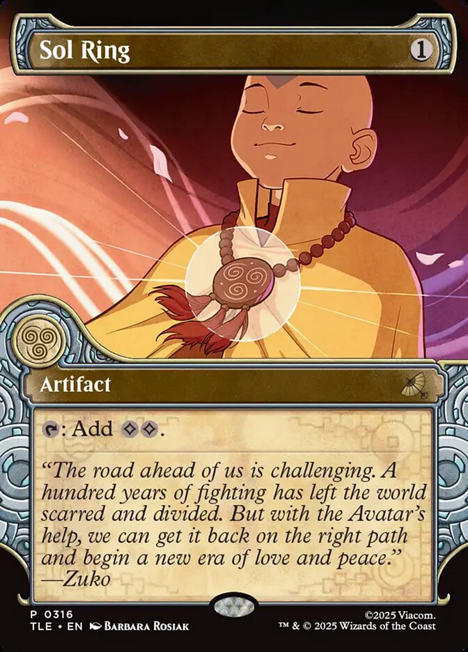 Sol Ring, Avatar: The Last Airbender Eternal Card Art