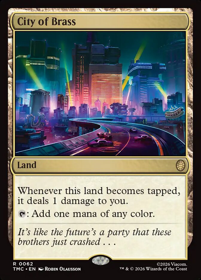 City of Brass, Teenage Mutant Ninja Turtles Eternal Card Art