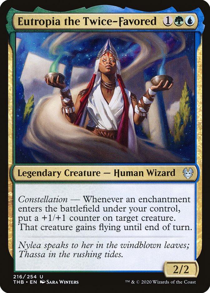Eutropia the Twice-Favored, Theros beyond death Card Art