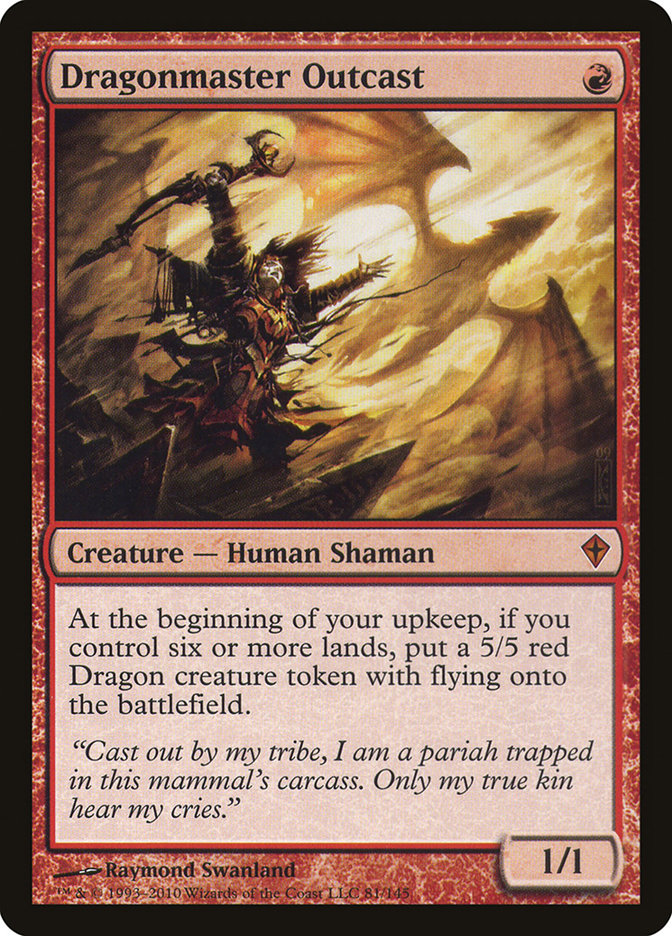 Dragonmaster Outcast, Worldwake Card Art