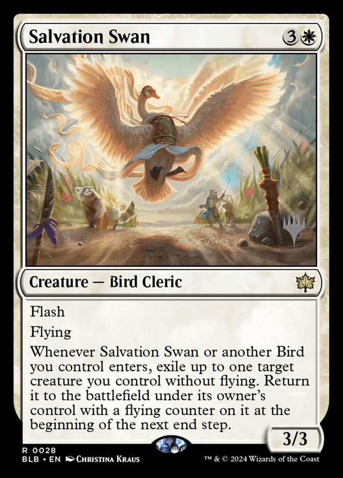 Salvation Swan, Bloomburrow Promos Card Art