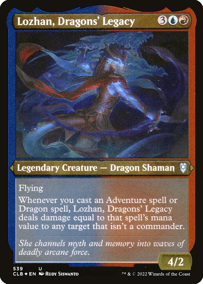 Lozhan, Dragons' Legacy - Etched Foil