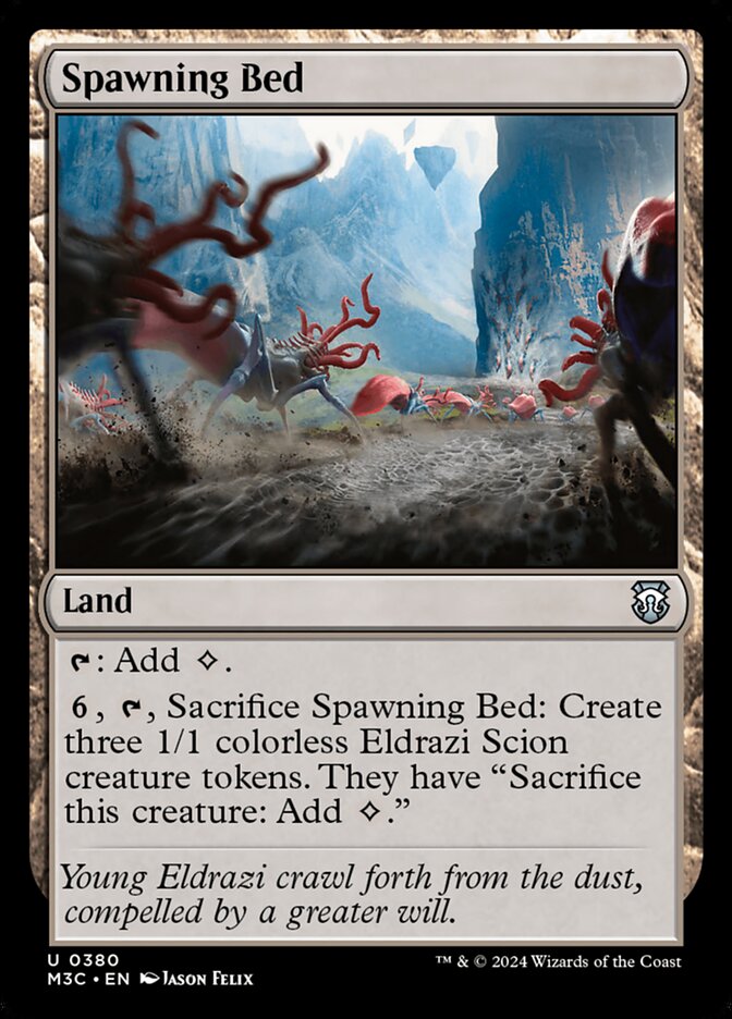 Spawning Bed, Modern Horizons 3 Commander Card Art