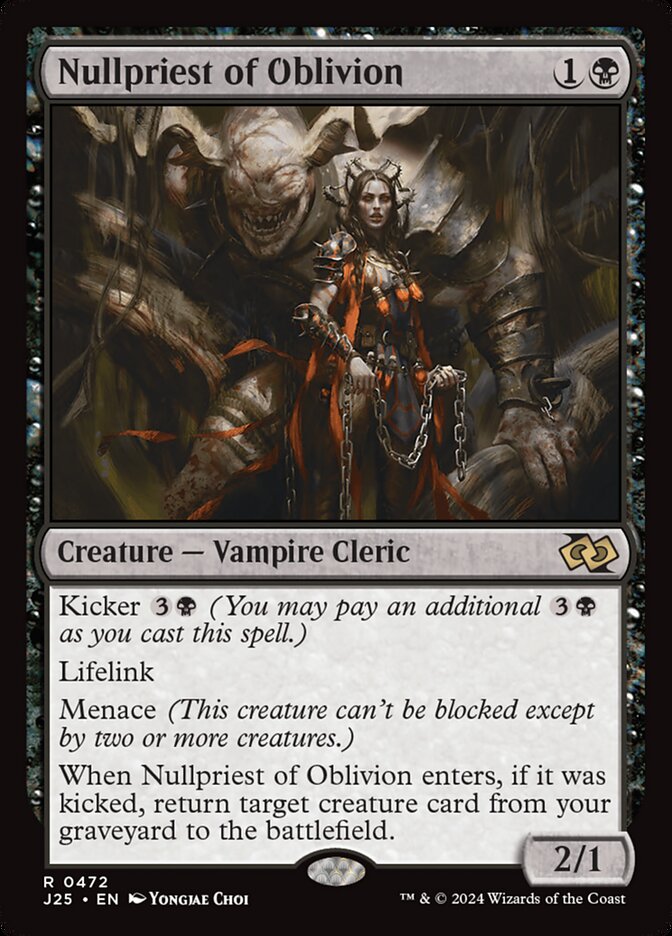 Nullpriest of Oblivion, Foundations jumpstart Card Art