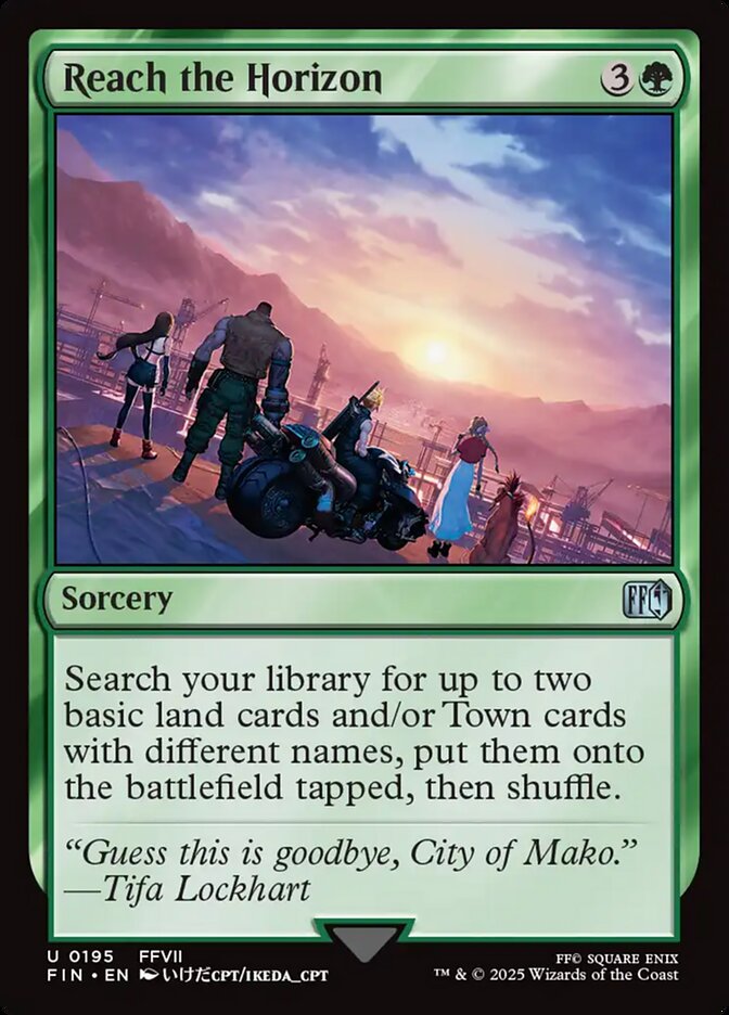 Reach the Horizon, Final fantasy Card Art