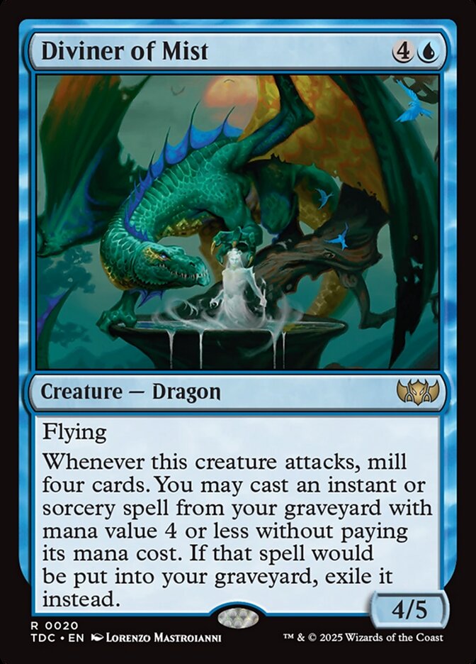 Diviner of Mist, Tarkir: Dragonstorm Commander Card Art