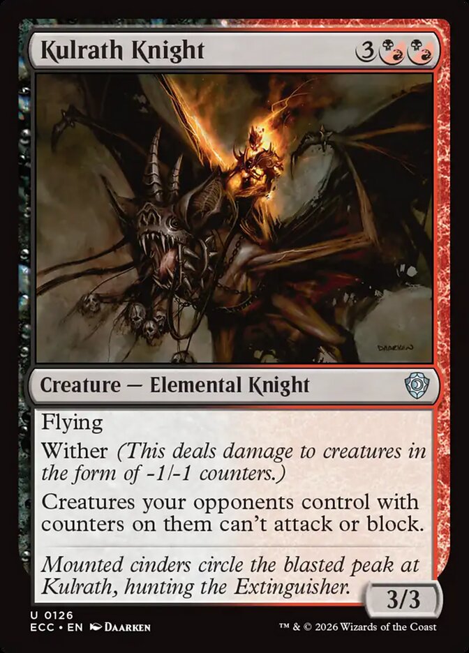 Kulrath Knight, Lorwyn Eclipsed Commander Card Art