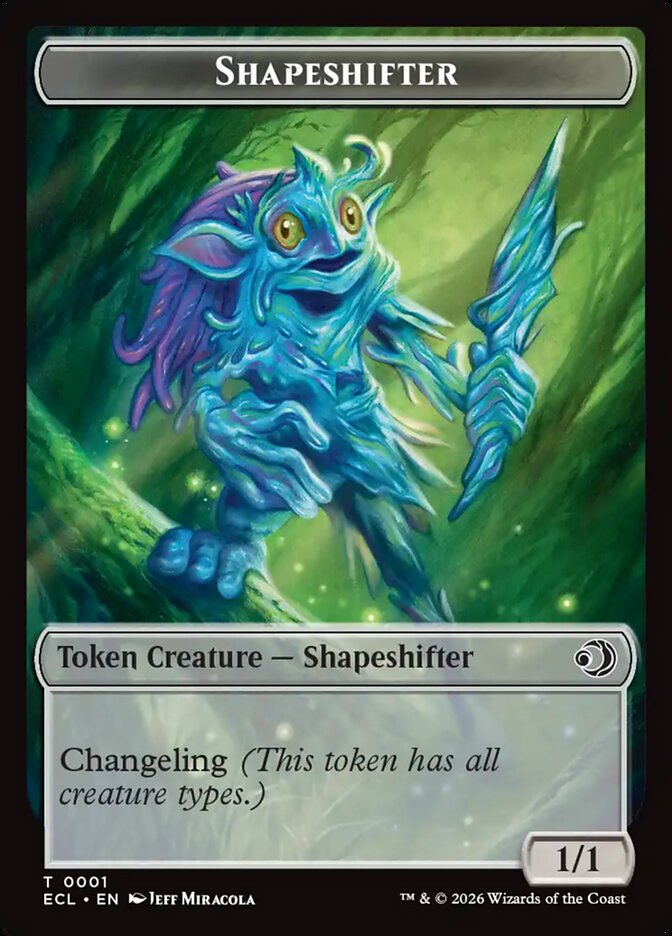 Shapeshifter, Lorwyn Eclipsed Tokens Card Art