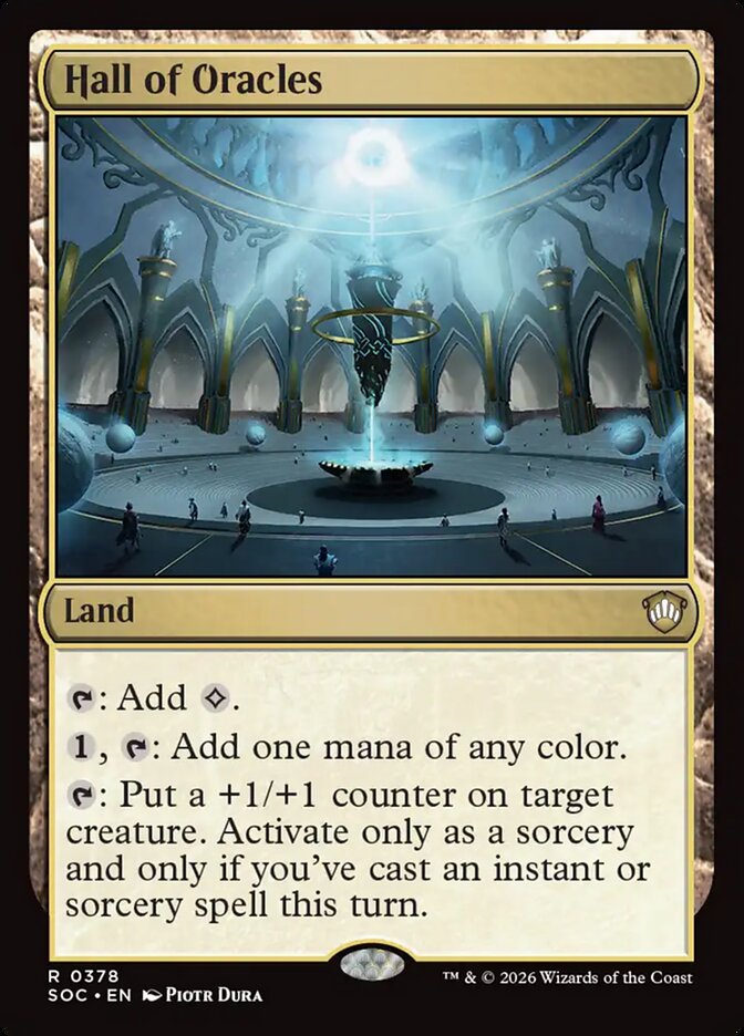 Hall of Oracles, Secrets Of Strixhaven Commander Card Art