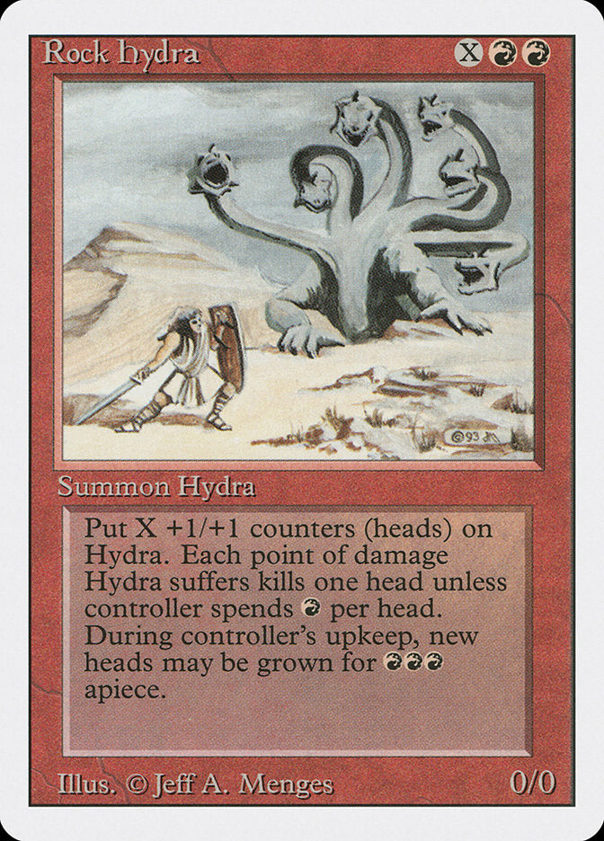 Rock Hydra, Revised edition Card Art